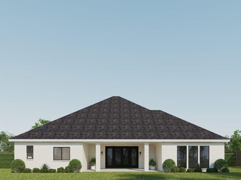 Rendering of to-be-built home