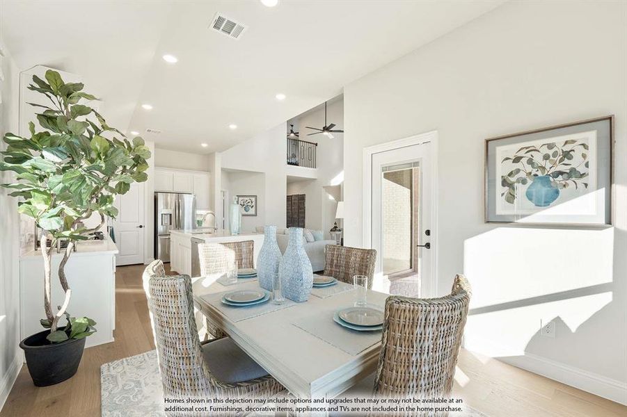 Furnished interior view inside a new home in Willow Wood, McKinney (Image 31).