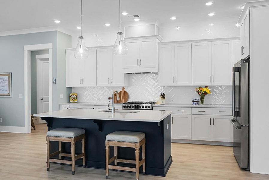 Furnished interior view inside a new home in , Summerville (Image 11).