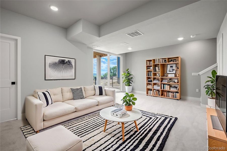 Furnished interior view inside a new home in Trailside at Cottonwood Creek, Colorado Springs (Image 9).