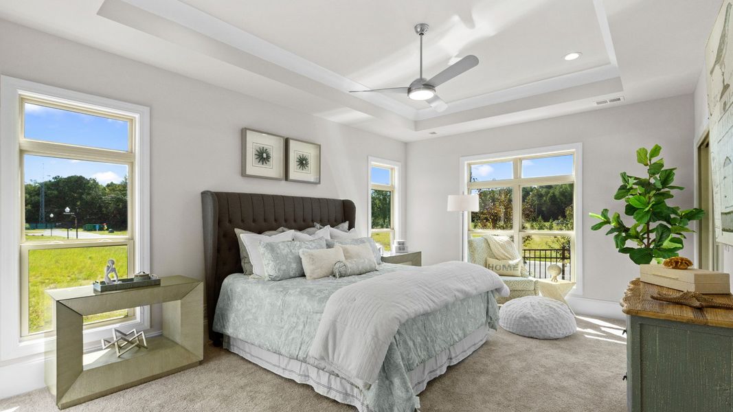 Representative furnished interior of a home built from the Promenade III by Epcon Communities in Courtyards by Carrell, Ocean Isle Beach (Image 38). Representative furnished interior of a home built from the Promenade III by Epcon Communities in Courtyards by Carrell, Ocean Isle Beach (Image 38).