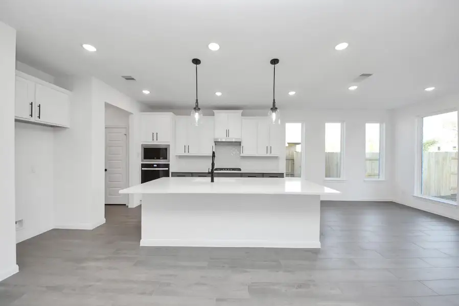 Furnished interior view inside a new home in Elyson, Katy (Image 6).