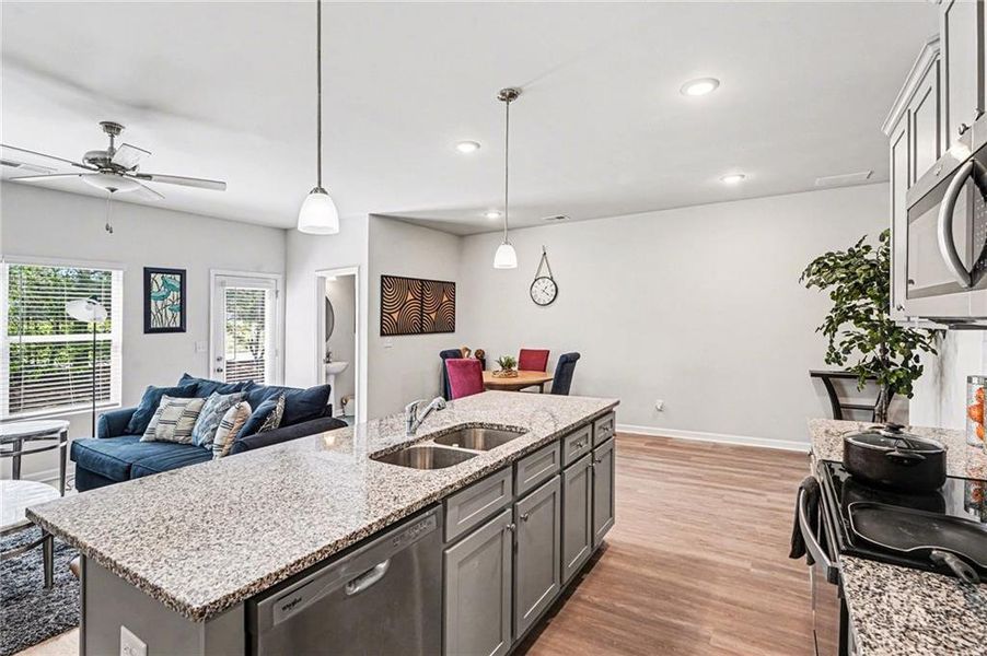 Furnished interior view inside a new home in , McDonough (Image 10).