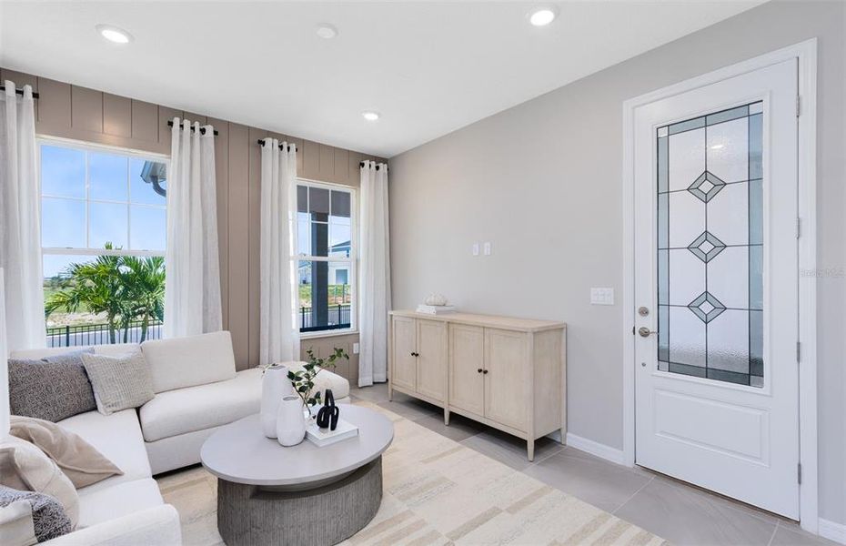 Furnished interior view inside a new home in Bridgewalk, St. Cloud (Image 7). Furnished interior view inside a new home in Bridgewalk, St. Cloud (Image 7).