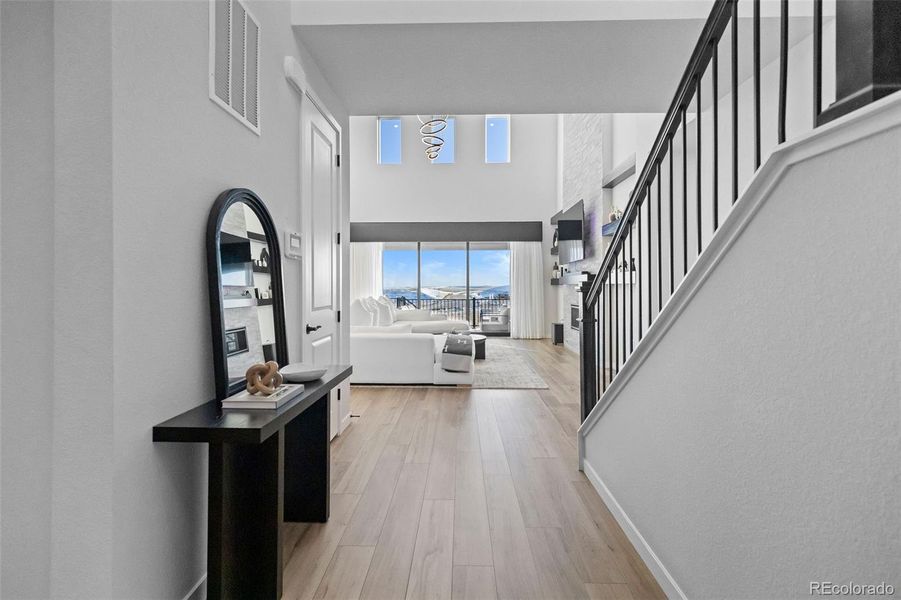 Furnished interior view inside a new home in Trails at Smoky Hill, Parker (Image 12).