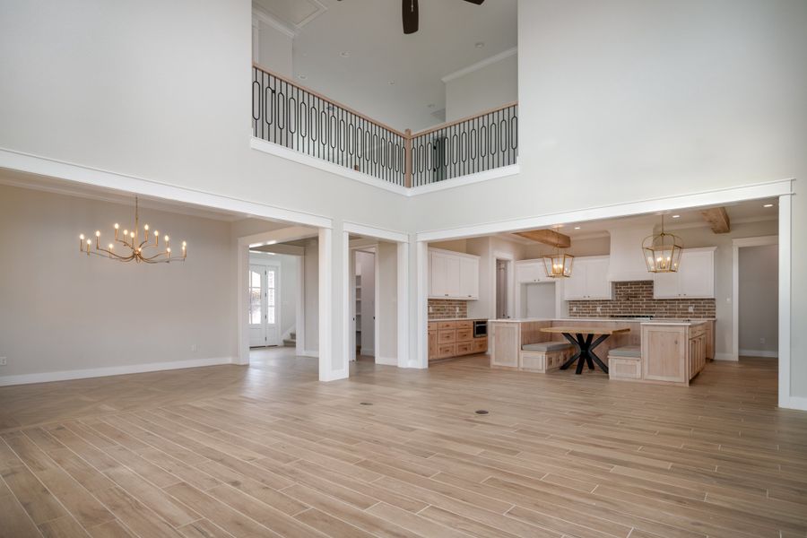 Representative unfurnished interior of a home built from the The Stella by Reece Homes in Traditions, Bryan (Image 27).