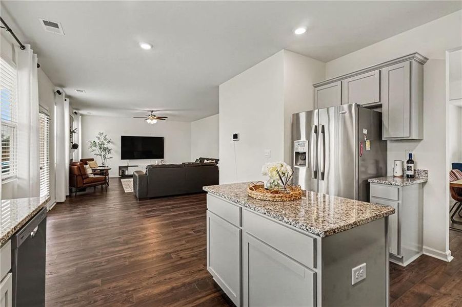 Furnished interior view inside a new home in Preserve at Dove Creek, Statham (Image 16).
