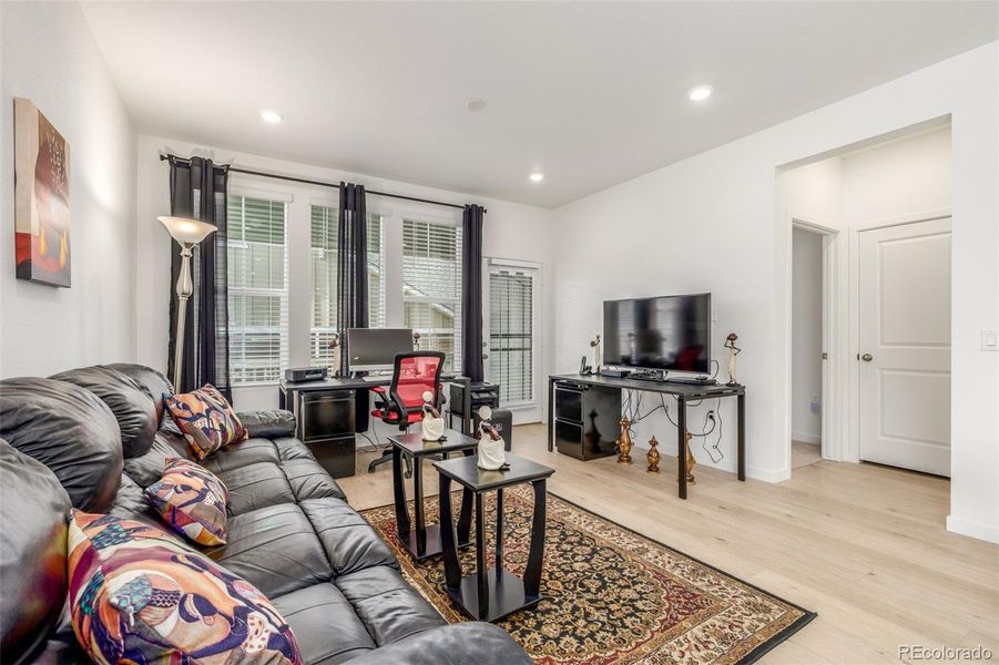 Furnished interior view inside a new home in Green Valley Ranch Active Adult, Aurora (Image 13).