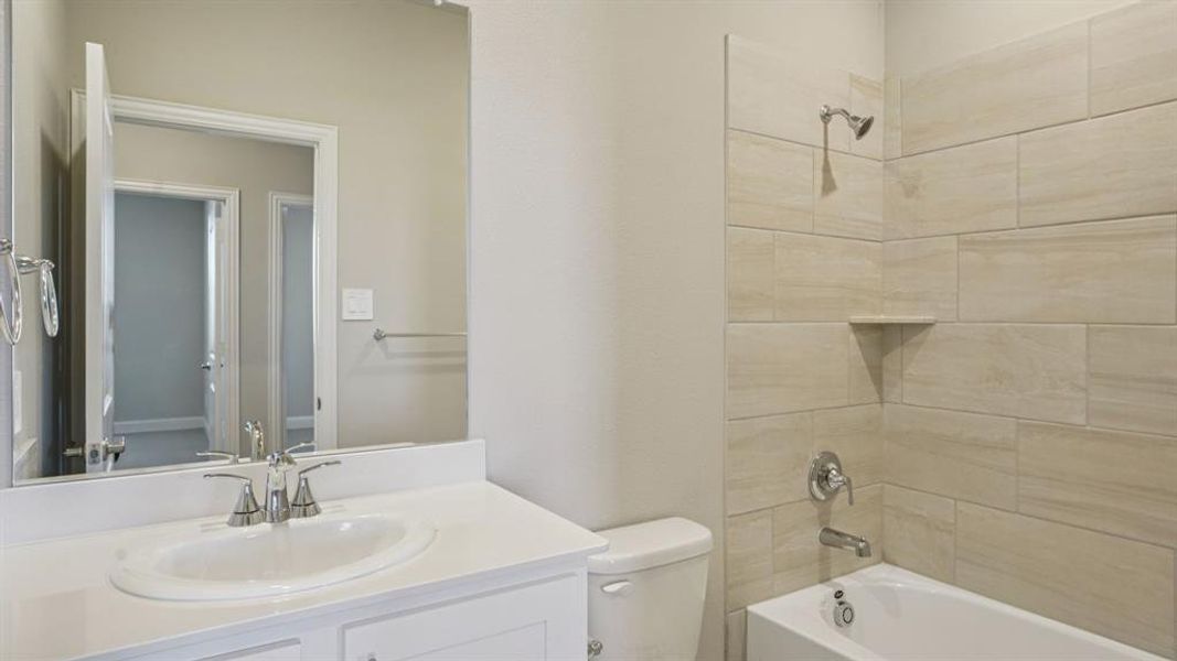 Photo is not of the actual home, but is an inspirational photo of builder’s model home and may depict options, furnishings, and/or decorator features that are not included.