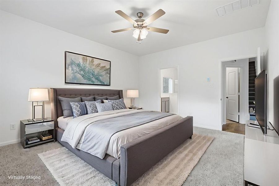 Furnished interior view inside a new home in , Forney (Image 12). Furnished interior view inside a new home in , Forney (Image 12).