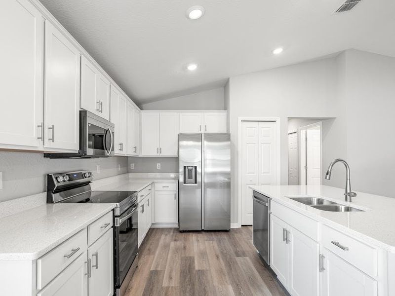 A wide selection of design options are available to personalize your dream kitchen - Begonia by Highland Homes