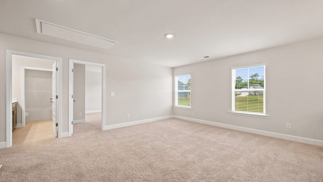 Representative unfurnished interior of a home built from the Emerson by D.R. Horton in Evergreen Crossing, Locust Grove (Image 23).