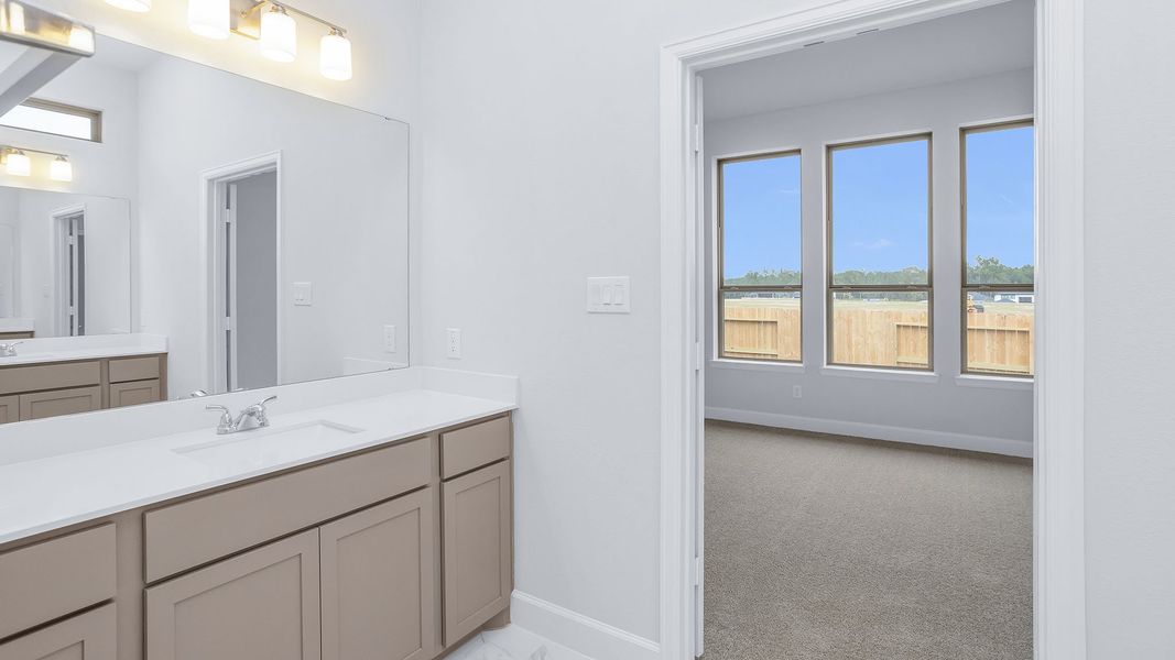 Furnished interior view inside a new home in Wildtree, Magnolia (Image 8).