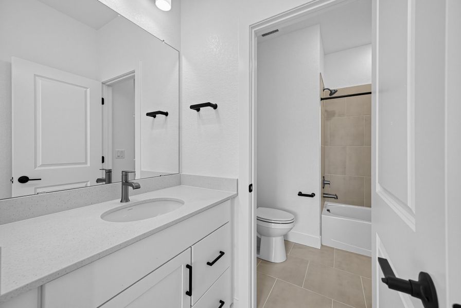 Furnished interior view inside a new home in Macanta, Castle Rock (Image 15).