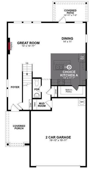 Beazer Homes Churchill Petunia Floorplan.