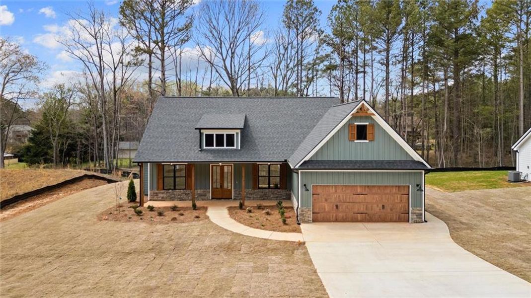 Front exterior of a new home in , Rockmart, GA, highlighting curb appeal (Image 25).