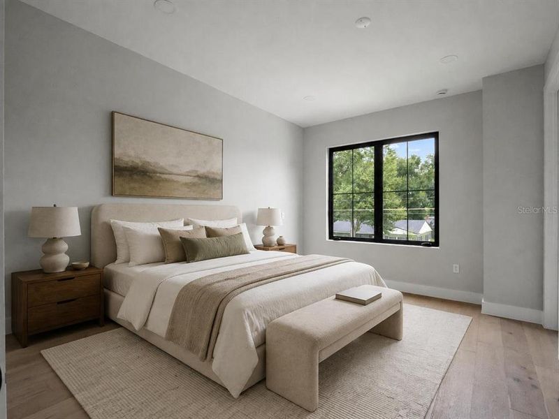 Furnished interior view inside a new home in , Orlando (Image 26).