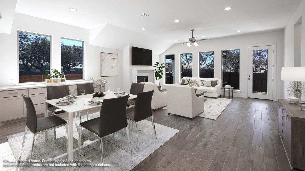 Furnished interior view inside a new home in Juniper Springs, Lockhart (Image 6).