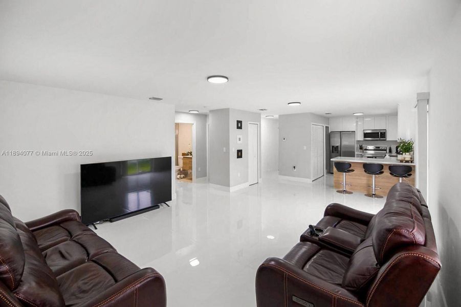 Furnished interior view inside a new home in , Miami (Image 6).