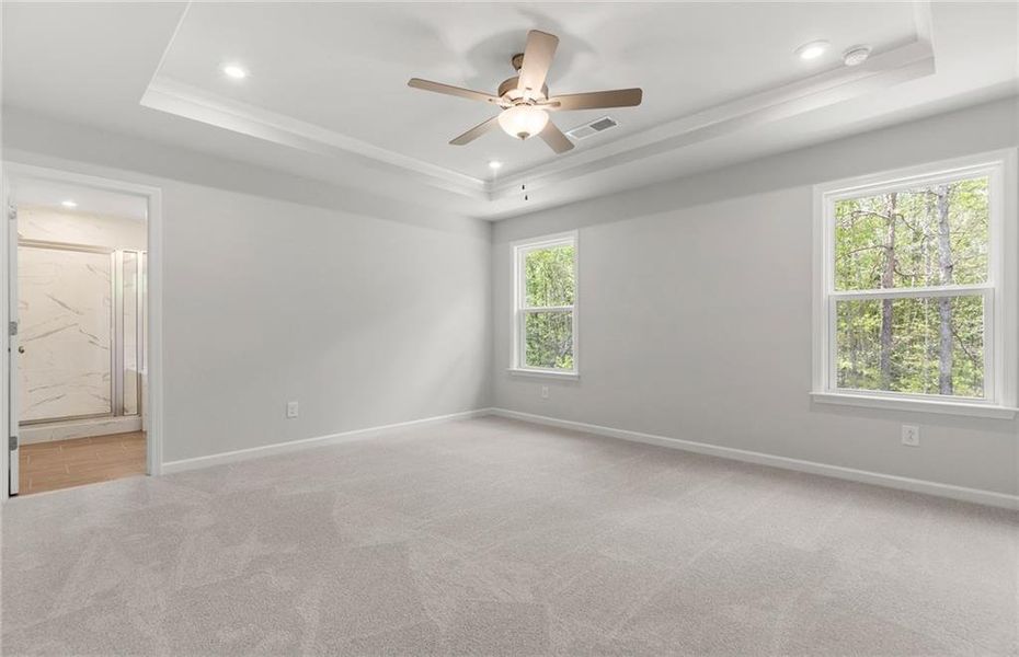 Spacious, unfurnished interior of a new home in Reunion, Flowery Branch (Image 42).