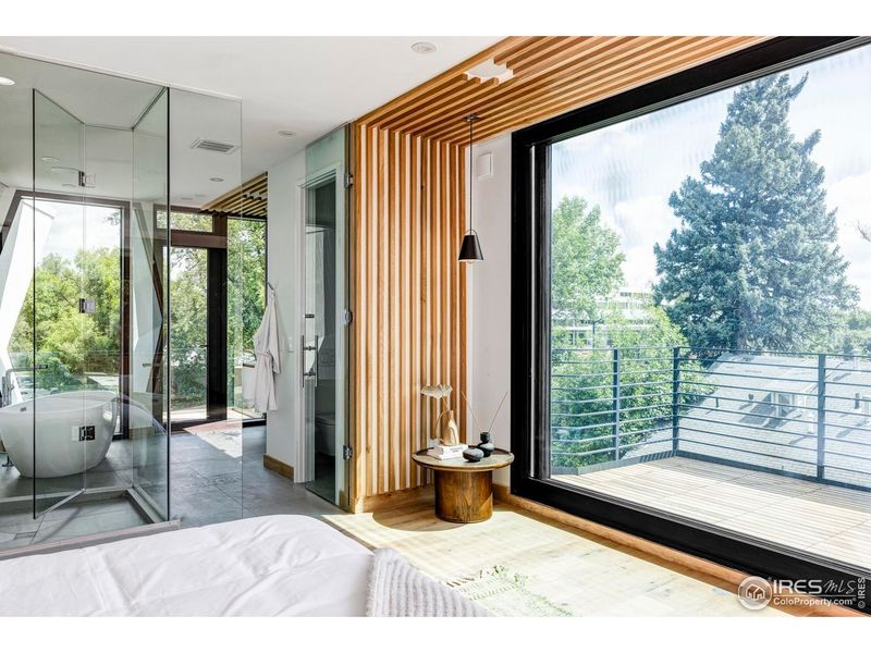 Exterior details and patio area of a home in , Boulder (Image 28).