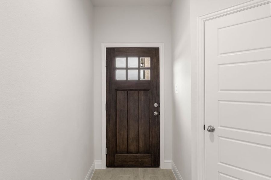 Front exterior of a new home in Sereno Oaks at Buckner Terrace, Dallas, TX, highlighting curb appeal (Image 5). Front exterior of a new home in Sereno Oaks at Buckner Terrace, Dallas, TX, highlighting curb appeal (Image 5).