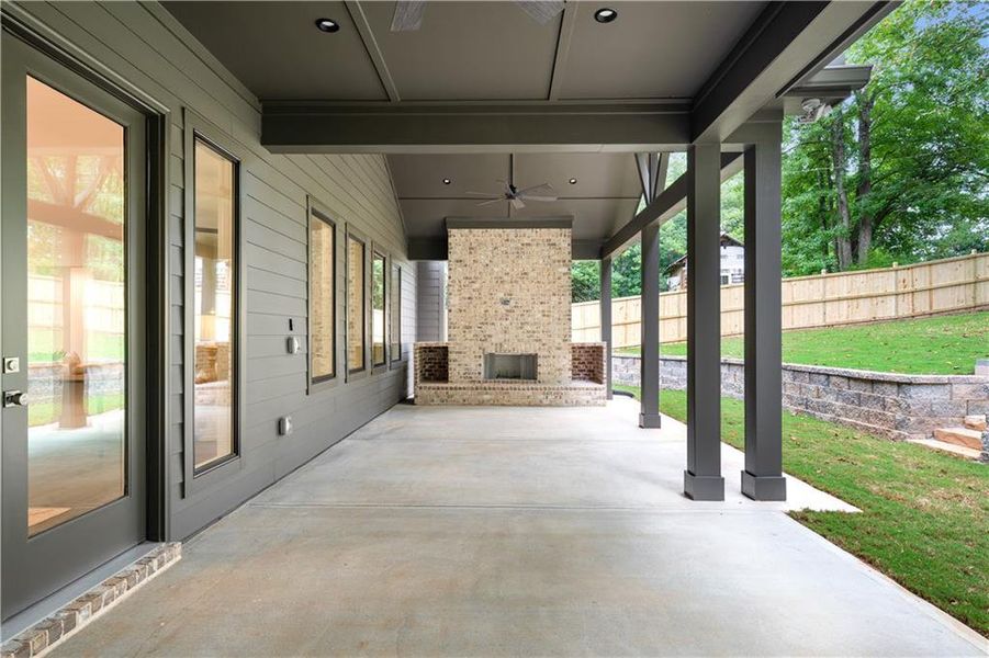 Exterior details and patio area of a home in , Powder Springs (Image 29).