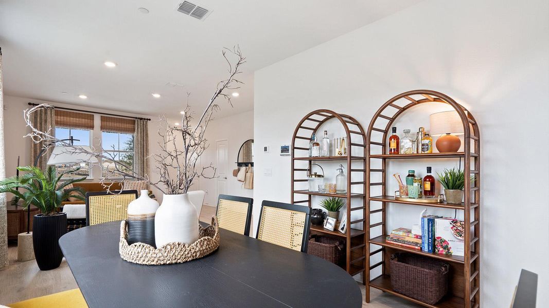 Furnished interior view inside a new home in Avery Centre, Round Rock (Image 11).