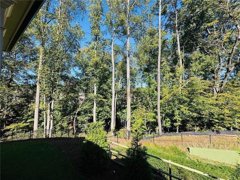 View from your covered deck is serene as it can be