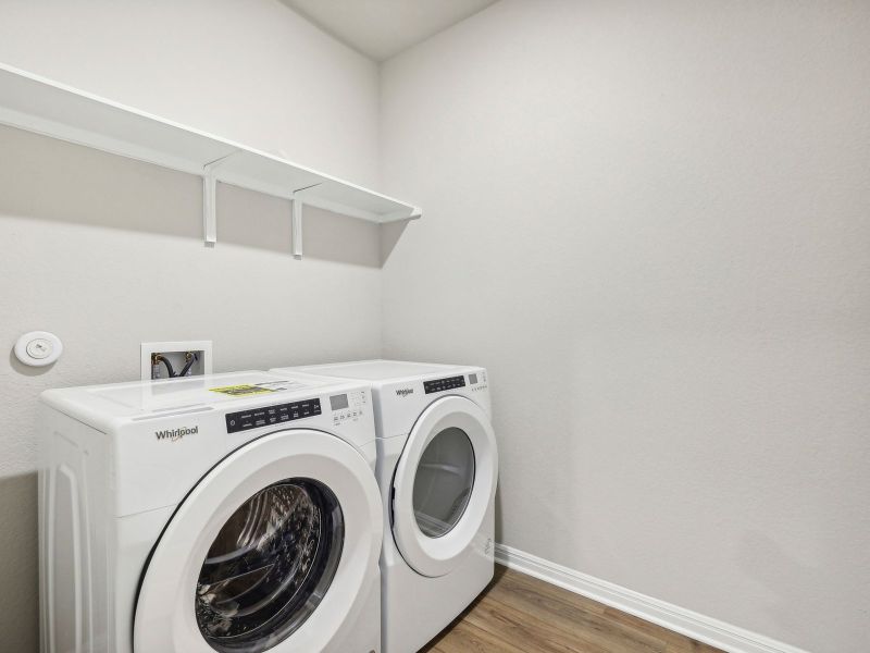 Close-up of interior finishes inside a home in Riverbend at Double Eagle - Boulevard Collection, Cedar Creek (Image 6).
