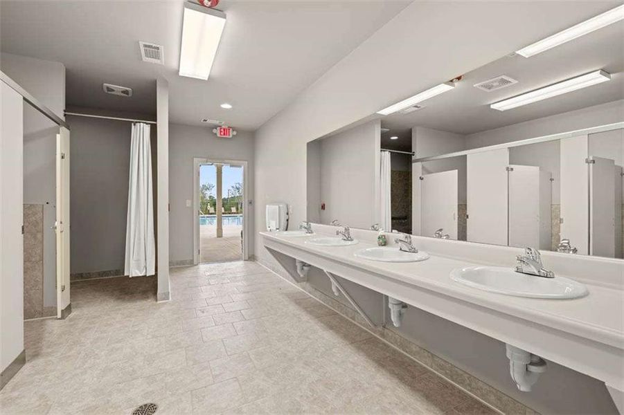 Furnished interior view inside a new home in Preserve at Dove Creek, Statham (Image 14).