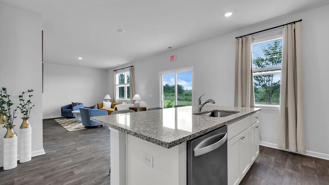 Representative furnished interior of a home built from the BELHAVEN by D.R. Horton in The Ranch, Holly Hill (Image 8). Representative furnished interior of a home built from the BELHAVEN by D.R. Horton in The Ranch, Holly Hill (Image 8).