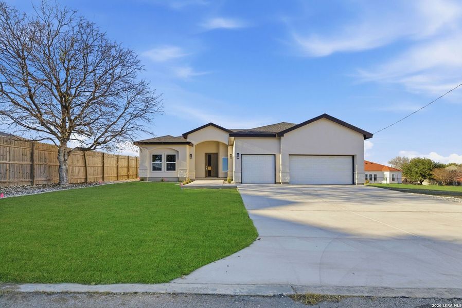 Front exterior of a new home in , Selma, TX, highlighting curb appeal (Image 29).