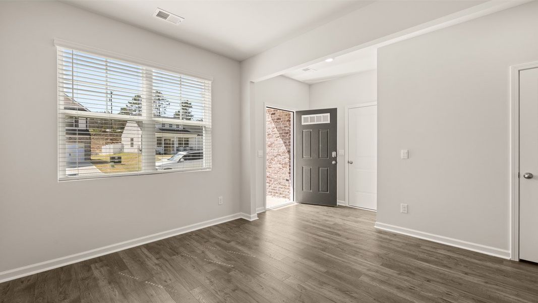 Spacious, unfurnished interior of a new home in Byrd Village, Graniteville (Image 25).