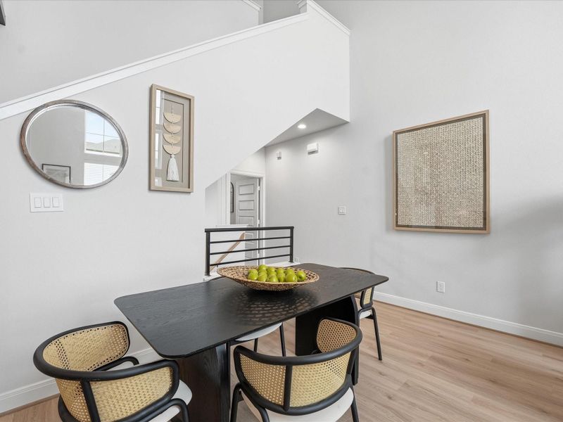 Furnished interior view inside a new home in Uptown District, Houston (Image 25). Furnished interior view inside a new home in Uptown District, Houston (Image 25).