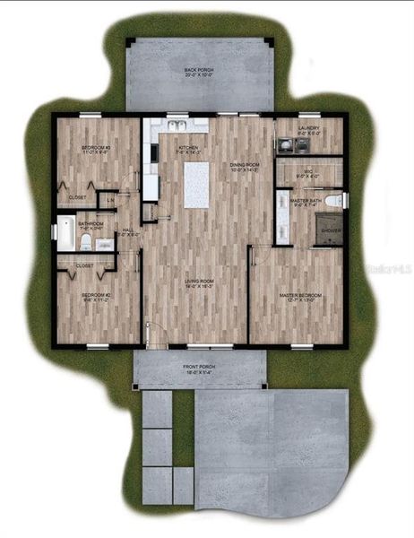 2D floor plan layout of this home in , Wauchula, FL (Image 2). 2D floor plan layout of this home in , Wauchula, FL (Image 2).