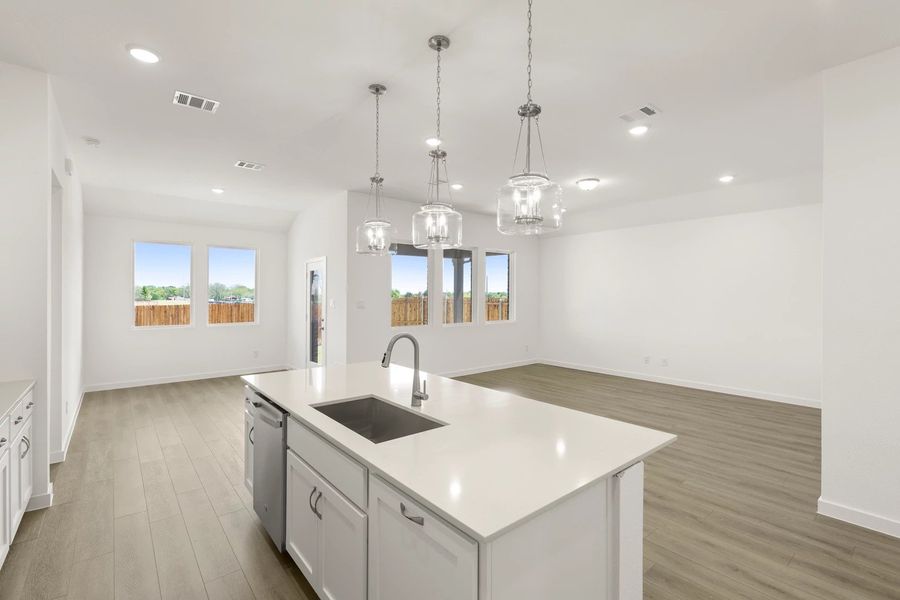 Open Kitchen-Living-Dining Room Representative Photo