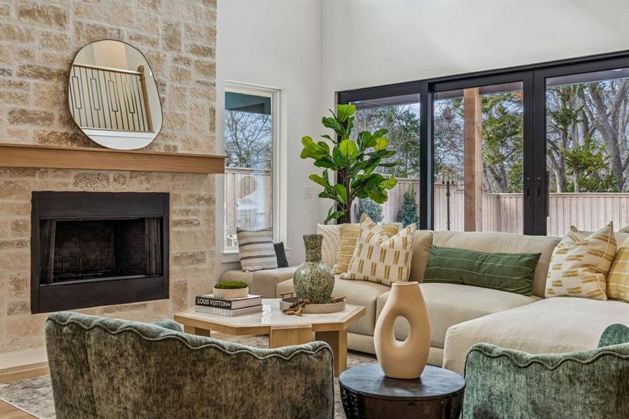 Furnished interior view inside a new home in , Dallas (Image 6).