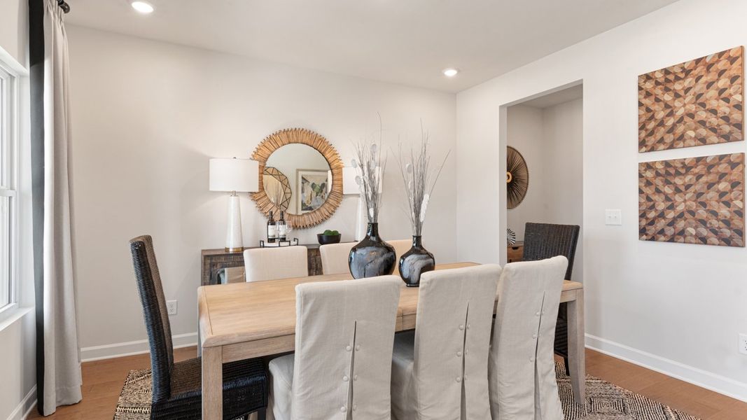 Representative furnished interior of a home built from the Johnson by Meritage Homes in Riverwood Farm, Piedmont (Image 11).