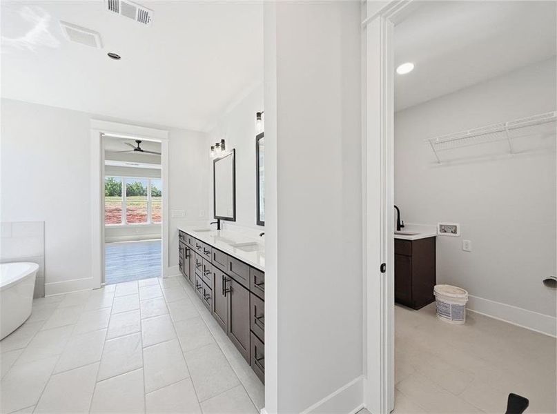 Furnished interior view inside a new home in , Rydal (Image 11).