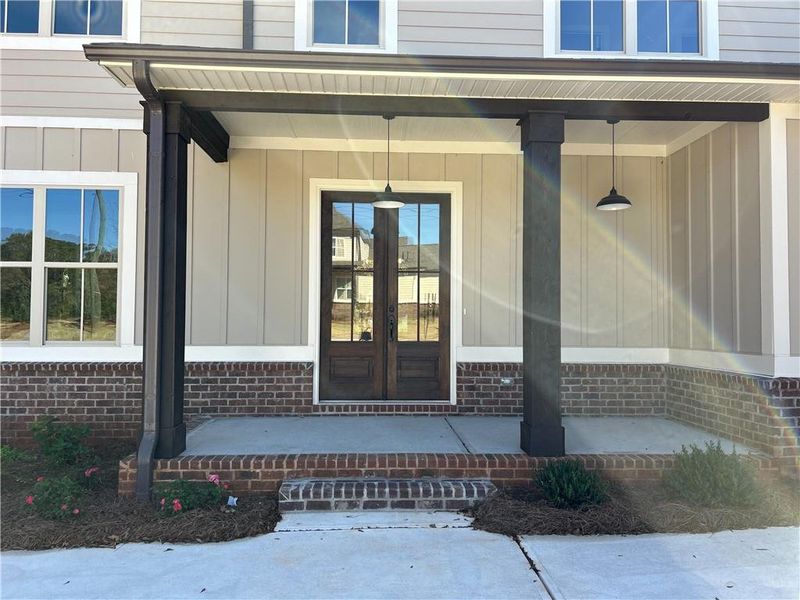 Exterior details and patio area of a home in Trove, Watkinsville (Image 2). Exterior details and patio area of a home in Trove, Watkinsville (Image 2).