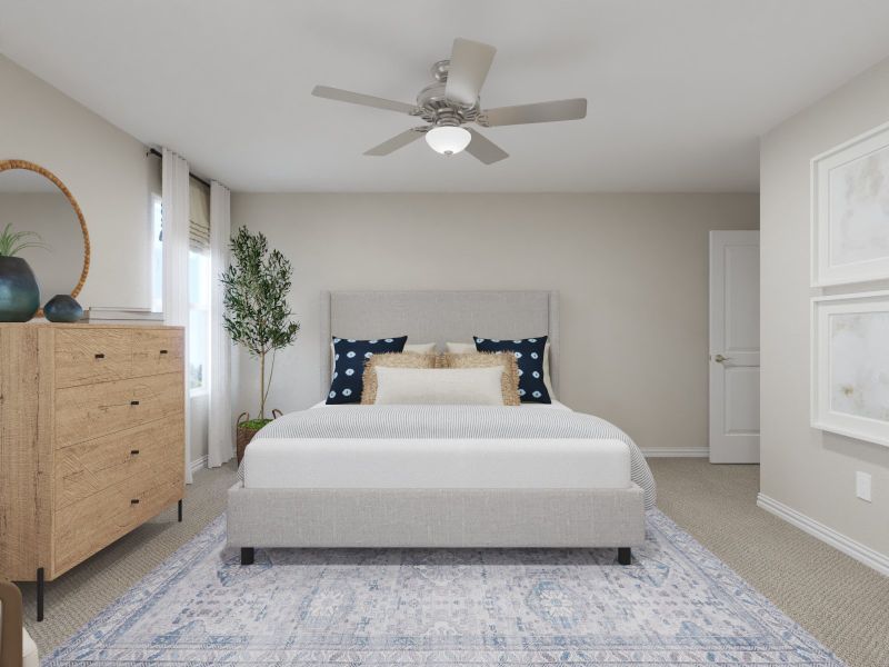 Furnished interior view inside a new home in Oak Ridge Park, Corinth (Image 4).
