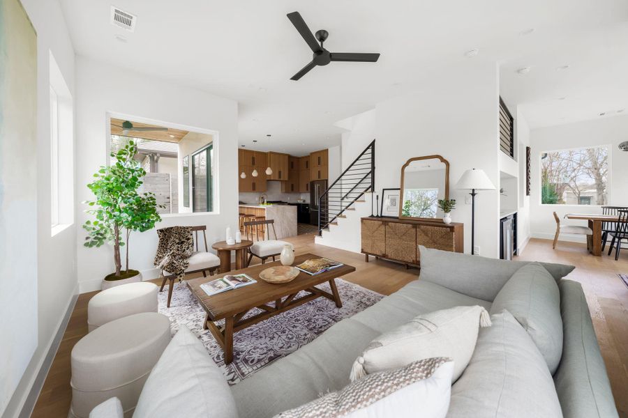 Furnished interior view inside a new home in , Austin (Image 5).