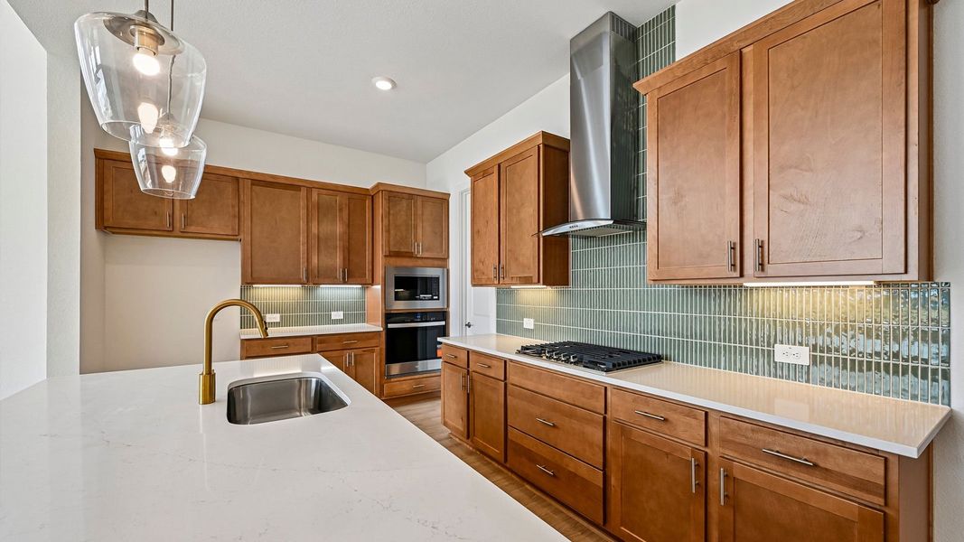 Furnished interior view inside a new home in The Enclave at Bar W Ranch, Leander (Image 13).