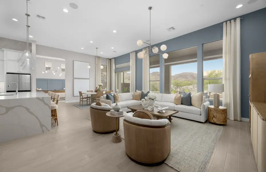 Representative furnished interior of a home built from the Acclaim by Pulte Homes in Regent Hills - Enchantment Series, Buckeye (Image 9).