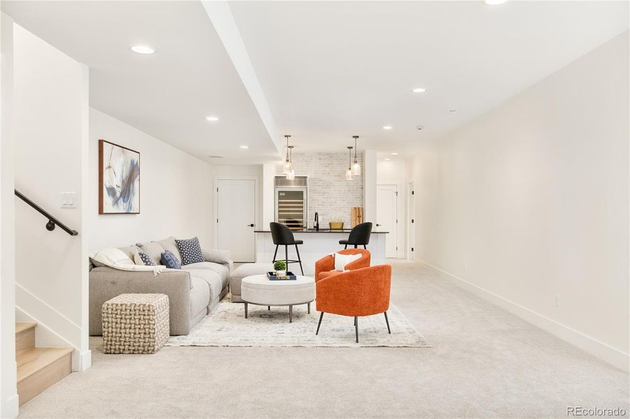 Furnished interior view inside a new home in , Lakewood (Image 6). Furnished interior view inside a new home in , Lakewood (Image 6).