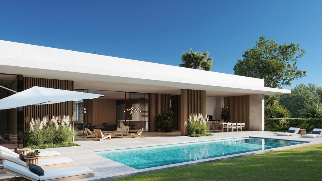 Representative exterior details of a home built from the ZURICH by Centaur Holdings in Panther National, Palm Beach Gardens (Image 3).