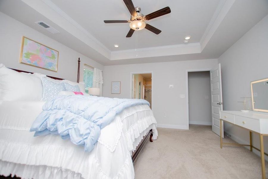 Furnished interior view inside a new home in Windmill Park, Carrollton (Image 19). Furnished interior view inside a new home in Windmill Park, Carrollton (Image 19).