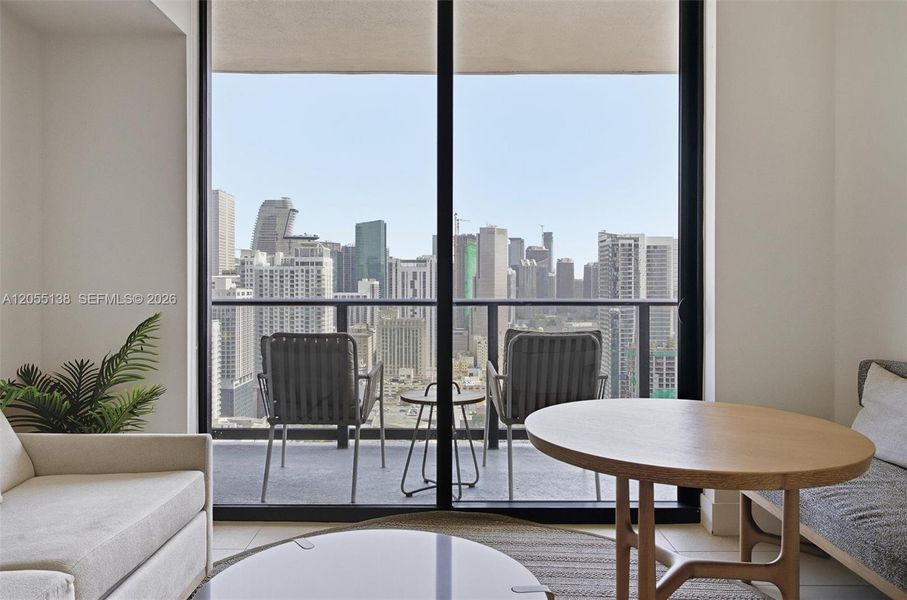 Furnished interior view inside a new home in , Miami (Image 10). Furnished interior view inside a new home in , Miami (Image 10).