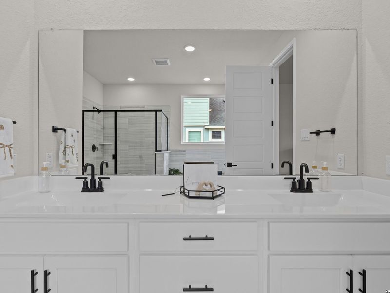 Furnished interior view inside a new home in The Reserve at Potranco Oaks, Castroville (Image 34).